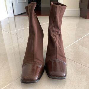 Via Spiga Brown Ankle Boots